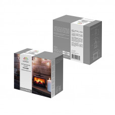 Декоративный камин Сканди с эффектом живого огня 18х9х16 см, батарейки 3хС (не в комплекте)