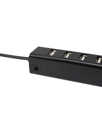 Разветвитель USB на 7 портов черный REXANT