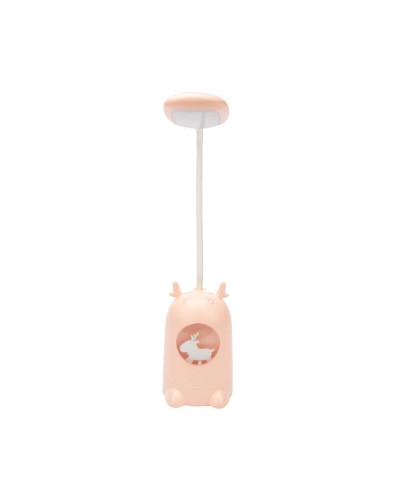 Светильник настольный REXANT Click Lite с ночником на основании, LED, 6 Вт, 4000 К, RGB-динамика, диммируемый 3 ступени, заряжаемый (автономный режим 3 часа)