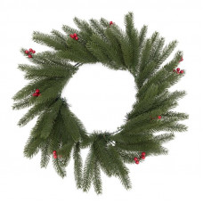 Еловый венок с ягодами NEON-NIGHT Ø 45 см, литой