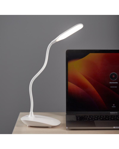 Светильник настольный Click 4Вт, LED, 4000К, диммируемый 3 ступени, заряжаемый, на основании, белый REXANT
