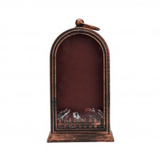 Светодиодный камин Фьюжн с эффектом живого огня 14,7x11,7x25 см, батарейки 2хС (не в комплекте) USB, бронзовый