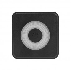 Двойник электрический Куб 16А с/з + 2хUSB-A 2,4А + USB Type-C 3А с ночной подсветкой, черный REXANT