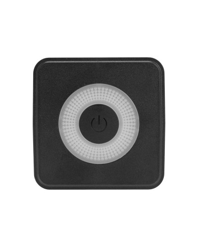 Двойник электрический Куб 16А с/з + 2хUSB-A 2,4А + USB Type-C 3А с ночной подсветкой, черный REXANT