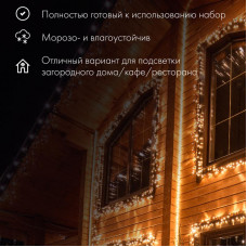 Дюралайт LED, свечение с динамикой (3W), 24 LED/м, белый, 14м