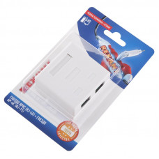 Розетка телефонная + сетевая LAN, на стену, (гнездо 8Р8С (RJ-45) + гнездо 6Р4С (RJ-11)) REXANT