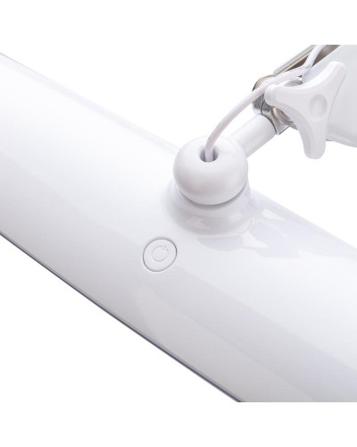 Лампа настольная бестеневая, струбцина, Blue Stream, 117 SMD LED, диммер (4 уровня), белая REXANT
