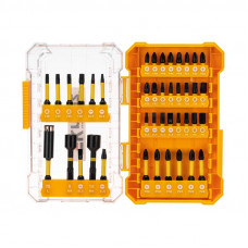 Набор торсионных бит с магнитным держателем и торцевыми головками, пластиковый кейс, 41 шт KRANZ