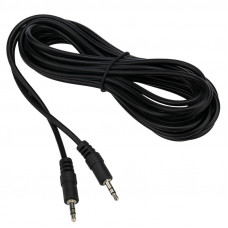 Шнур Стерео 3,5мм штекер - Стерео 3,5мм штекер, 1,2м, черный СМАРТКИП