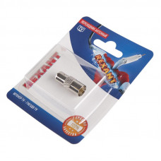 Переходник антенный, (гнездо TV - штекер TV), 1 шт. REXANT