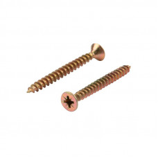 Саморез универсальный 5х50 мм, желтый цинк, упаковка поставщика (4000 шт/уп) KRANZ