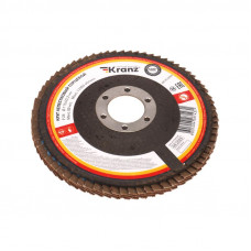 Круг лепестковый торцевой, P24, 115х22,2мм KRANZ
