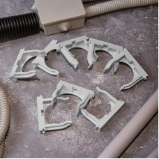 Крепеж-клипса для монтажного пистолета Ø 50 мм, серая (25 шт/уп) REXANT