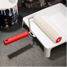 Валик велюр, ворс 5 мм, ширина ролика 240 мм, Ø 42 мм, бюгель 8 мм серия «Мастер» REXANT