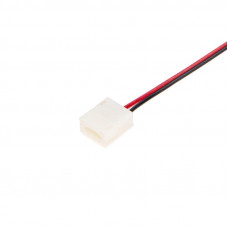 Коннектор питания с джеком для одноцветных светодиодных лент 120 диодов/метр с влагозащитой LAMPER