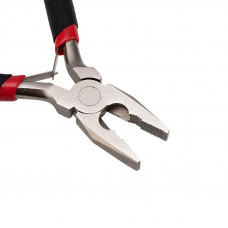 Плоскогубцы мини 120мм никелированные, авторазжим, обливные рукоятки REXANT