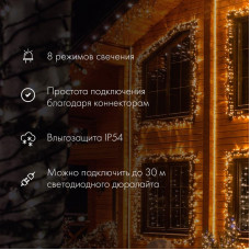 Контроллер для наборов трехжильного светодиодного дюралайта 6м и 14м, до 30м