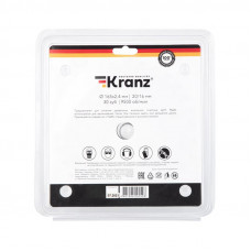 Диск пильный 165 мм х 30 зуб х 20/16 мм Kranz