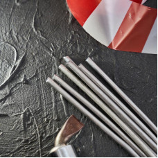 Припой пруток ПОС-40, Ø8мм, длина 400мм, ГОСТ 21931-76, олово 40%, свинец 60% (упак. 1 шт) REXANT