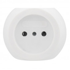 Набор тройников электрических Шар 6А б/з, белый (2 шт./уп.) REXANT