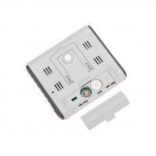 Термогигрометр комнатный с часами и функцией будильника REXANT