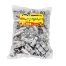 Переходник штекер F – гнездо TV PROconnect