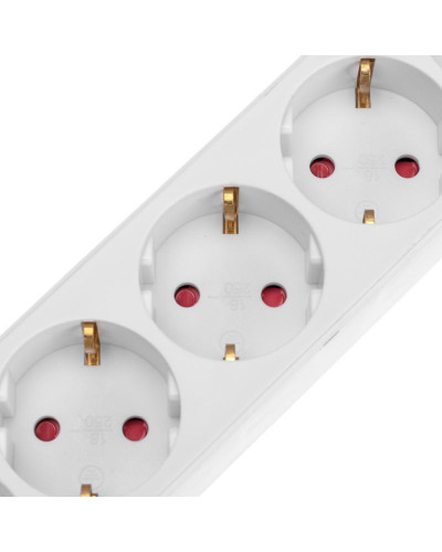 Удлинитель STANDARD 5 гнезд, 1,5м, 3х1,0мм², с/з, с выключателем, 2 USB, белый REXANT