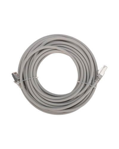 Патч-корд S/FTP, CAT 6A (10G), RJ45-RJ45, 28AWG, LSZH, серый, 10м REXANT