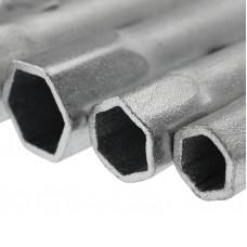 Набор ключей-трубок торцевых 8х17мм, вороток, оцинкованные, 6 шт REXANT