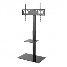 Напольная стойка с кронштейном для телевизора 37'-70', с дополнительной полкой для медиаоборудования, серия PROFI REXANT