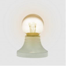 Ретро-лампа светодиодная диаметр 45мм, E27, 6 LED, 2Вт, ТЕПЛЫЙ БЕЛЫЙ, прозрачная колба, 230В NEON-NIGHT