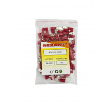 Клемма плоская изолированная РПи-п 1.5-(4.8)/РПИп 1,25-5 штекер 4.8 мм 0.5-1.5 мм² красная REXANT