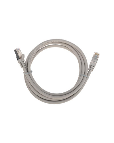 Патч-корд F/UTP, CAT 6, RJ45-RJ45, 26AWG, LSZH, серый, 2м REXANT