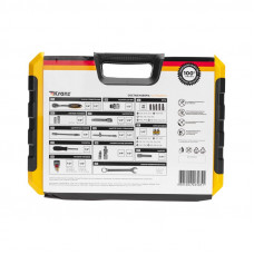 Набор инструментов, 1/2, 1/4, CrV, пластиковый кейс, 82 предмета KRANZ