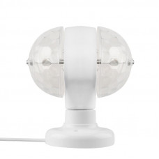 Диско-лампа светодиодная двойная Е27, подставка с цоколем Е27 в комплекте, 230 В