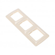 DEA Рамка 3-я горизонтальная Беж KRANZ