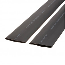 Трубка термоусаживаемая СТТК (2:1) двустенная клеевая 50,8/25,4мм, черная, упаковка 2 шт. по 1м REXANT