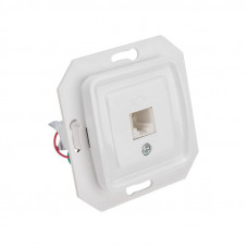 DEA Розетка Телефон RJ11 с/у мех. Бел KRANZ