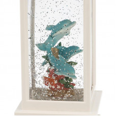 Декоративный светильник Дельфины с конфетти, USB NEON-NIGHT