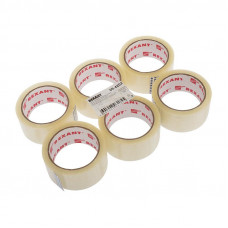 Скотч упаковочный REXANT 48 мм х 50 мкм, прозрачный, рулон 66 м