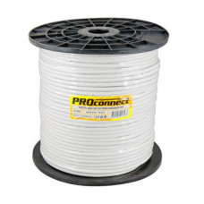 Кабель КВК-В-2+2x0,50 мм² (Cu/CCA) (96) белый, 200 м, PROconnect