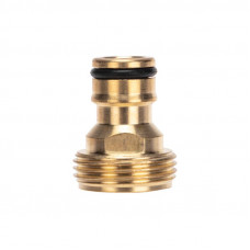 Адаптер латунный, 3/4', внешняя резьба ЧЕТЫРЕ СЕЗОНА