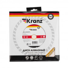 Диск алмазный отрезной Turbo волна 230x22,2x2,4x10мм KRANZ