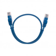 Патч-корд U/UTP, CAT 5e, RJ45-RJ45, 26AWG, LSZH, синий, 0,5м REXANT