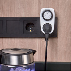 Розетка с механическим таймером суточный 30мин/24ч 48 ON/OFF REXANT RX - 21