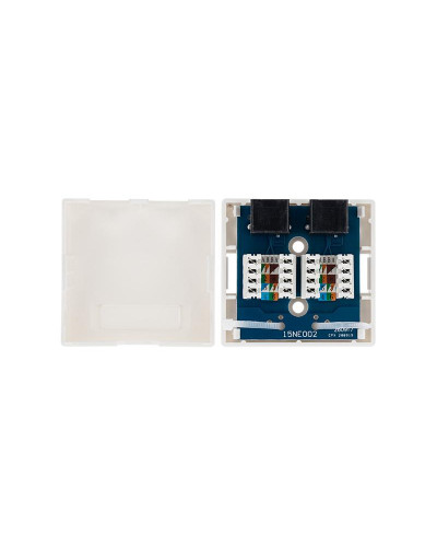 Розетка компьютерная внешняя, 2-порта RJ-45 (8P8C), UTP CAT 6 REXANT