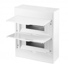 Бокс пластиковый ЩРН-П-24 IP41 белый (белая дверца) KRANZ