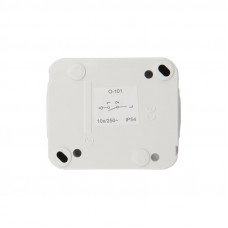 Выключатель одноклавишный Mini OG IP54 о/у, белый KRANZ