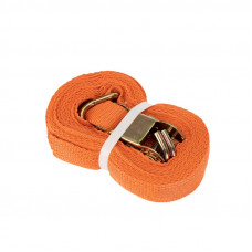 Ремень стяжной для груза, багажный, с крюками и храповым механизмом, 10х0,038м REXANT