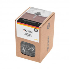 Саморез кровельный 4,8х19мм, окрашенный RAL 7024, короб (250 шт/уп) KRANZ